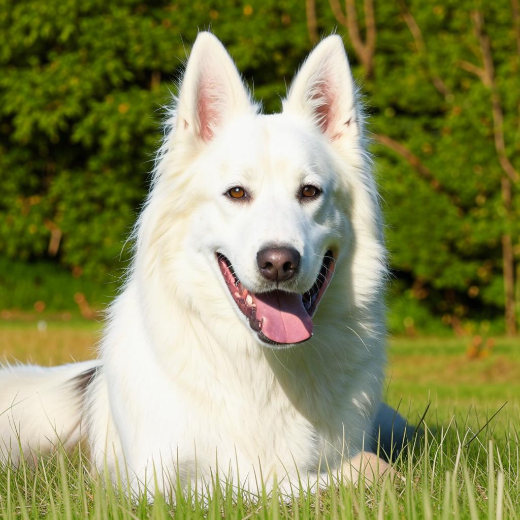 Белая швейцарская овчарка Уход и содержание