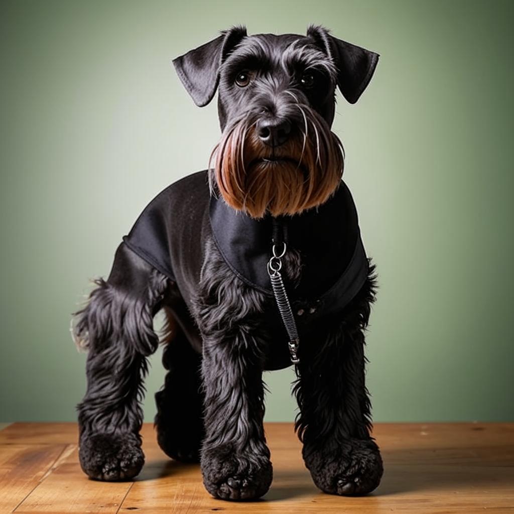 Ризеншнауцер Уход и содержание