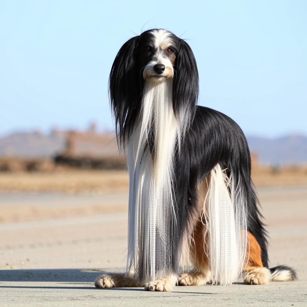 Афганская борзая Уход и содержание