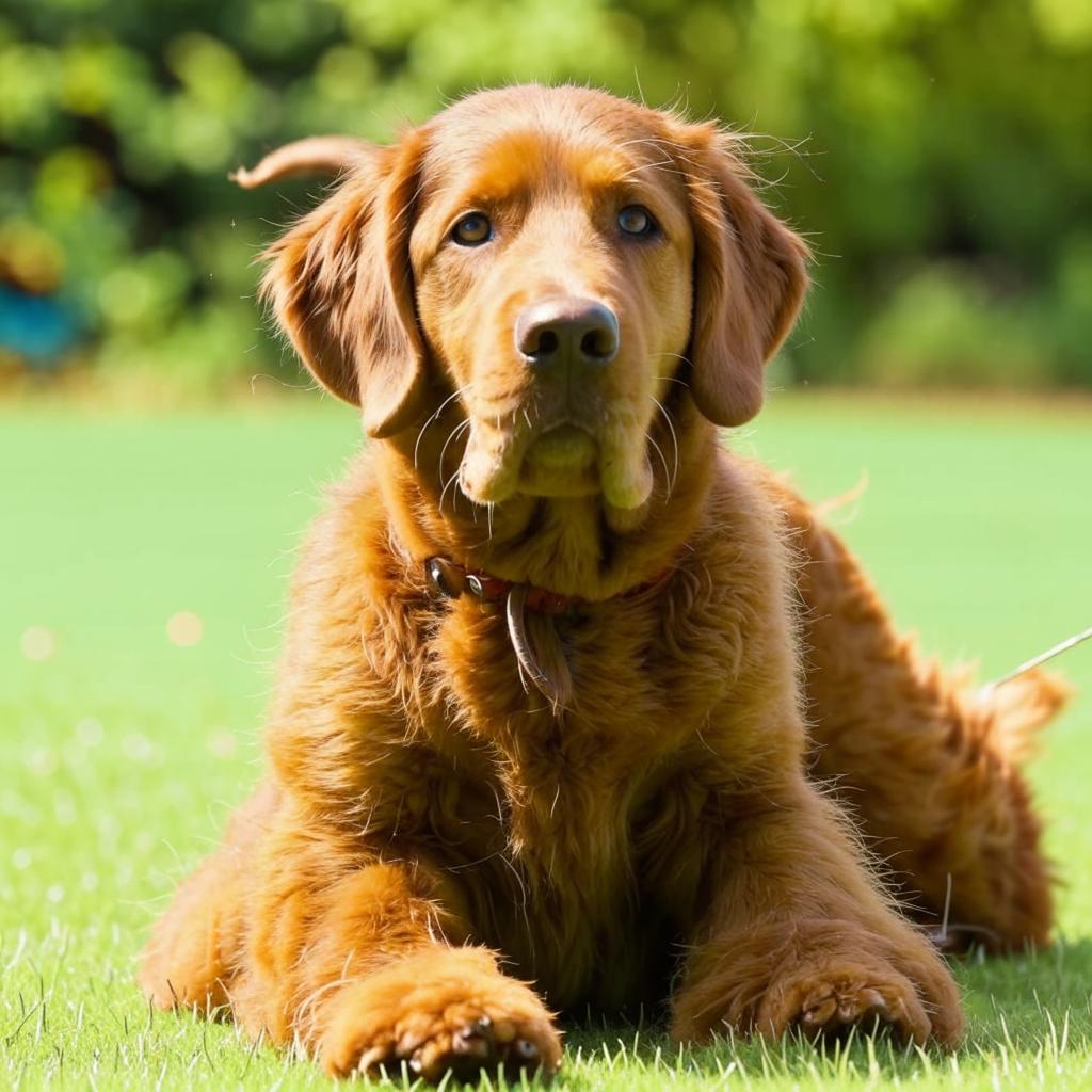 Курчавошерстный ретривер История породы Курчавошерстный ретривер