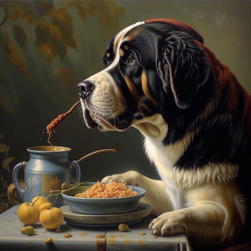 Сенбернар Чем кормить