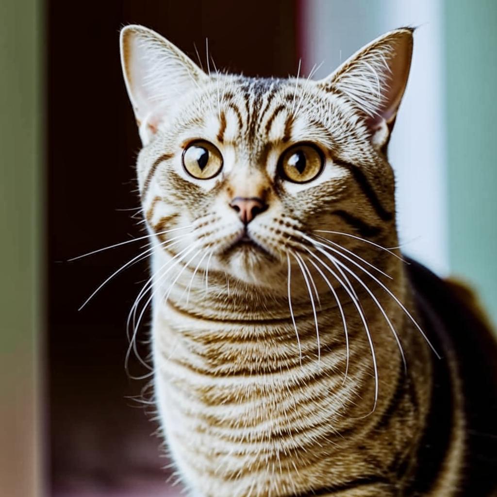 Шотландская прямоухая кошка Внешность Шотландская прямоухая кошка