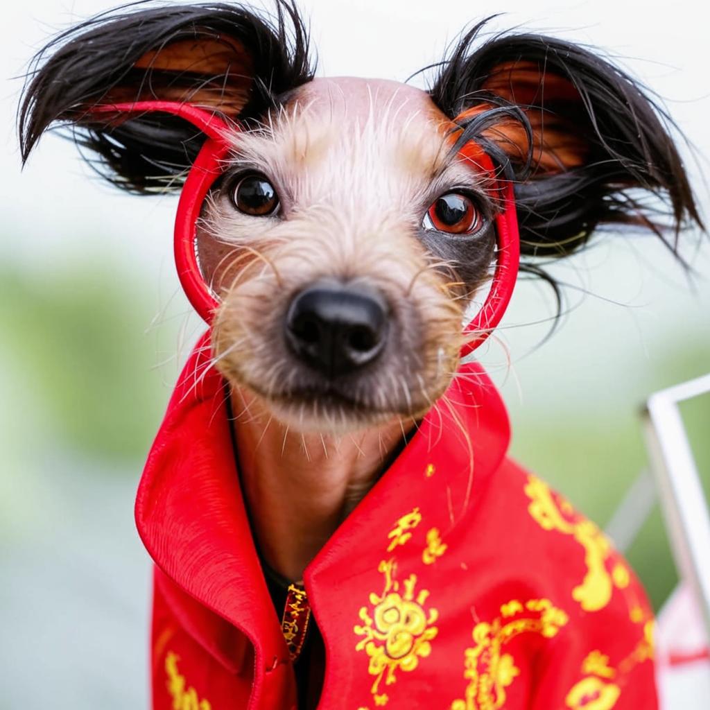 Китайская хохлатая собака Внешность Китайская хохлатая собака