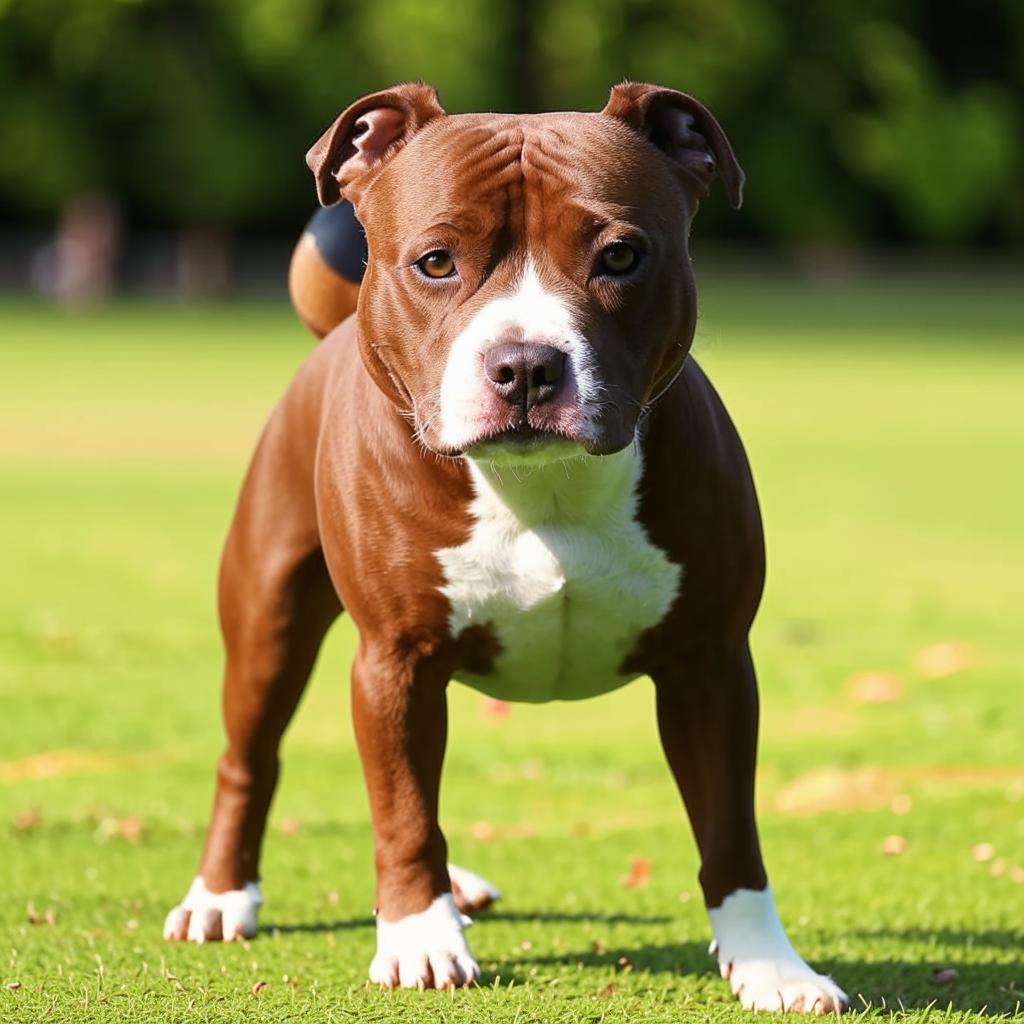 Стаффордширский бультерьер Внешность Стаффордширский бультерьер