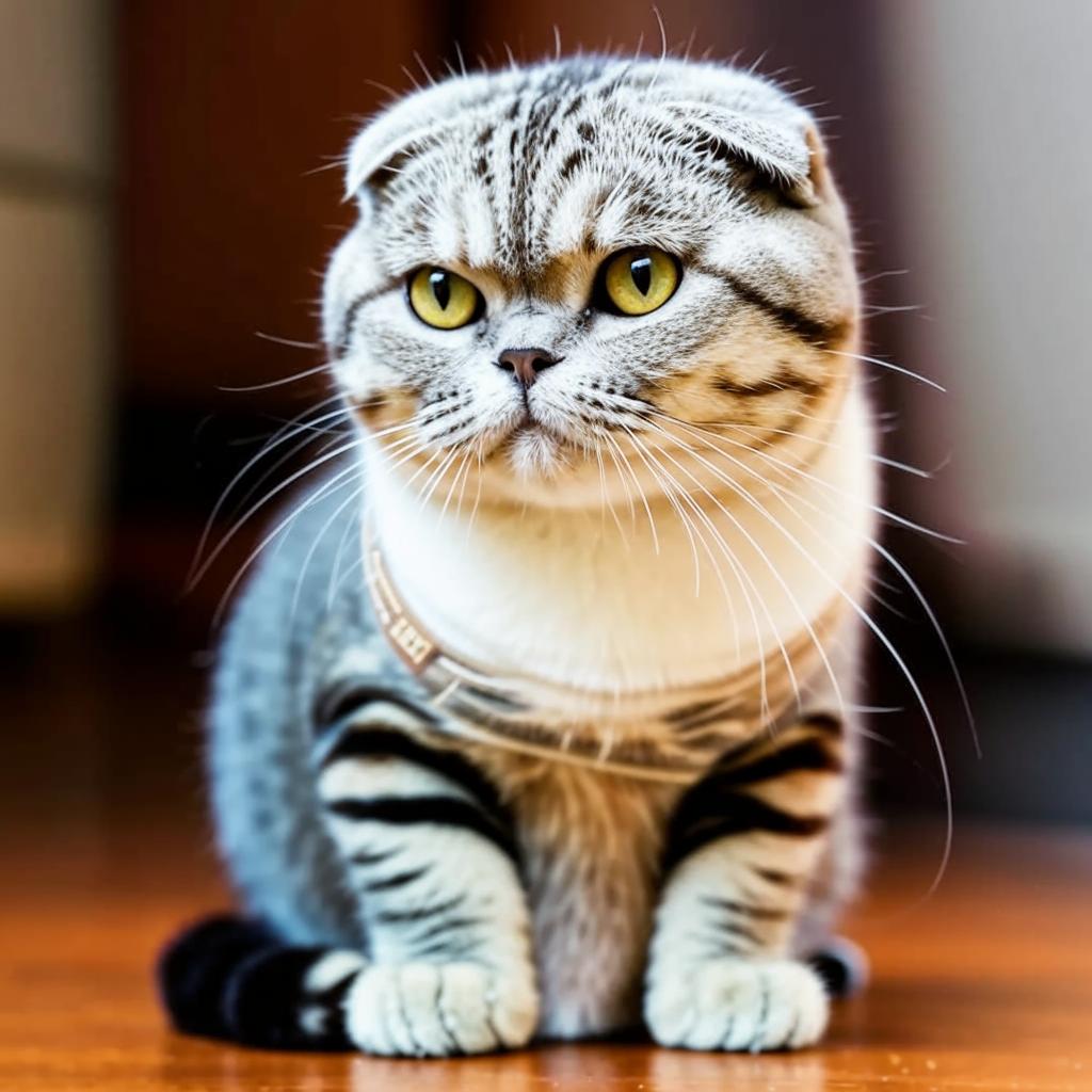 Шотландская вислоухая кошка История породы Шотландская вислоухая кошка