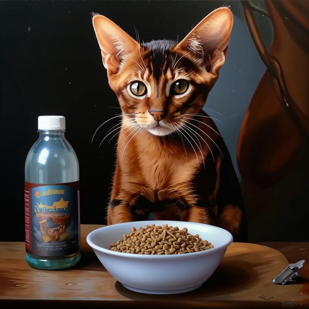 Абиссинская кошка Чем кормить