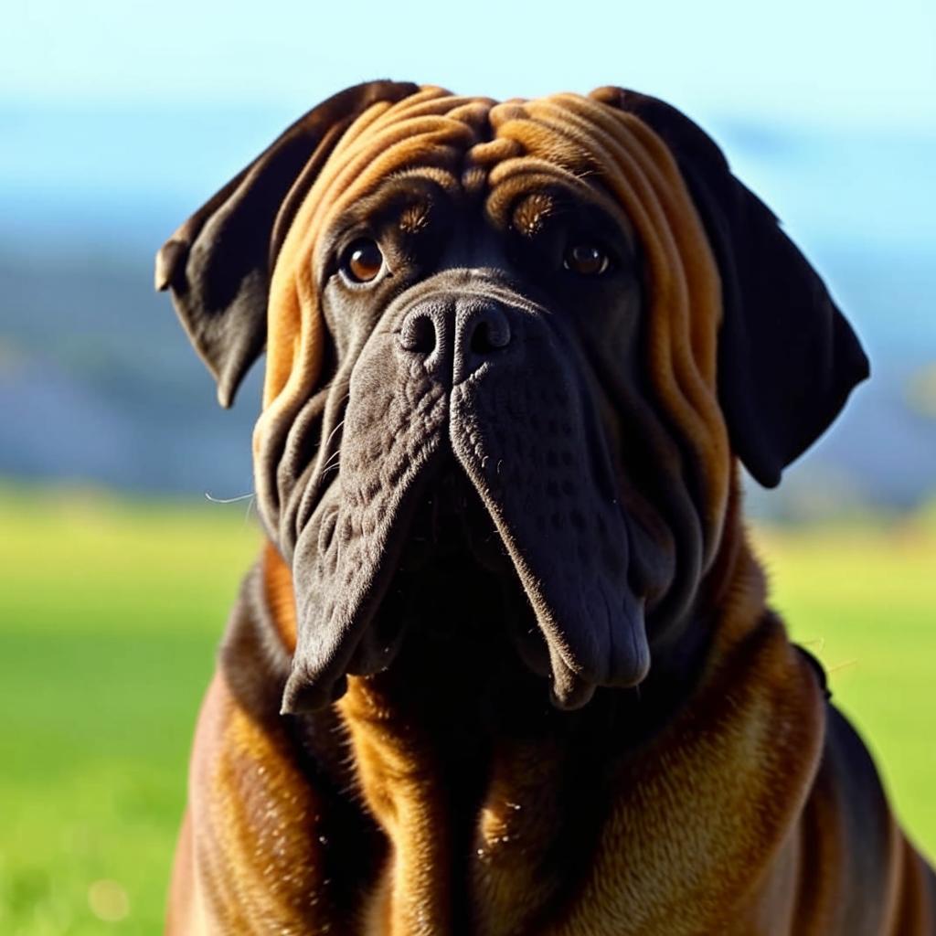 Неаполитанский мастиф Внешность Неаполитанский мастиф