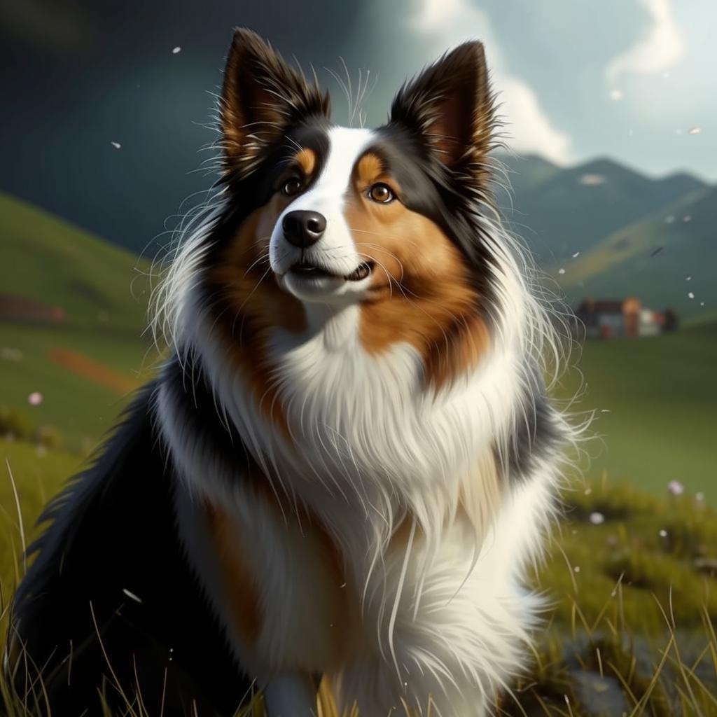 Шотландская овчарка (колли) Характер Шотландская овчарка колли