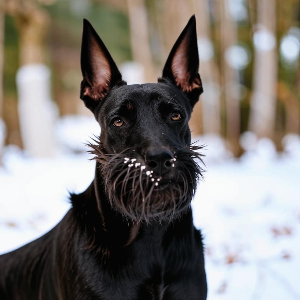 Русский черный терьер: Все, что нужно знать Внешность Русский черный терьер