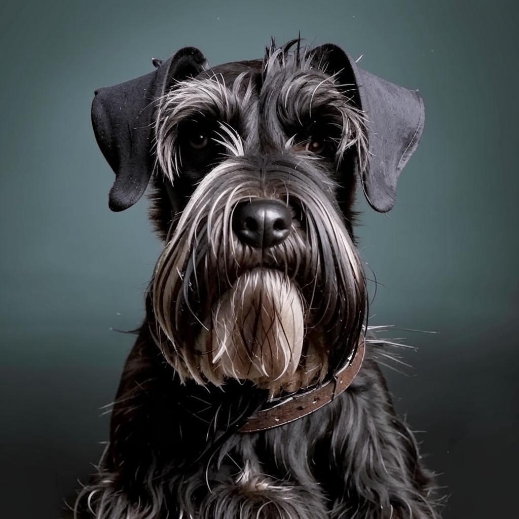 Ризеншнауцер Внешность Ризеншнауцер