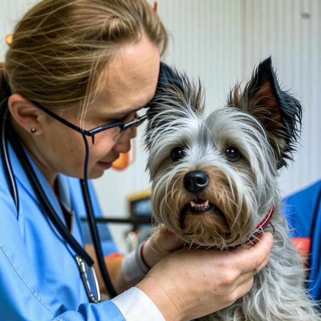 Керри-блю-терьер Куда обращаться если заболела