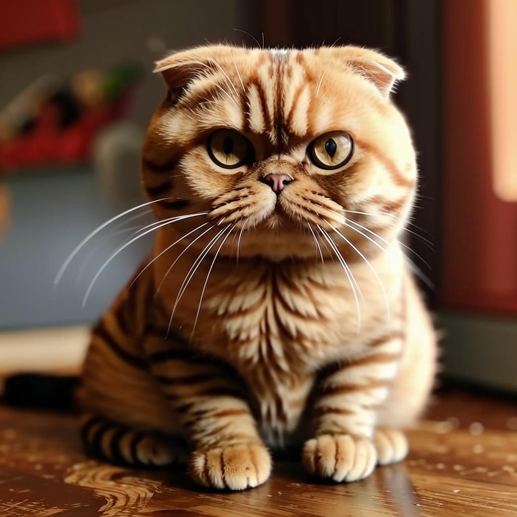 Шотландская вислоухая кошка Характер Шотландская вислоухая кошка