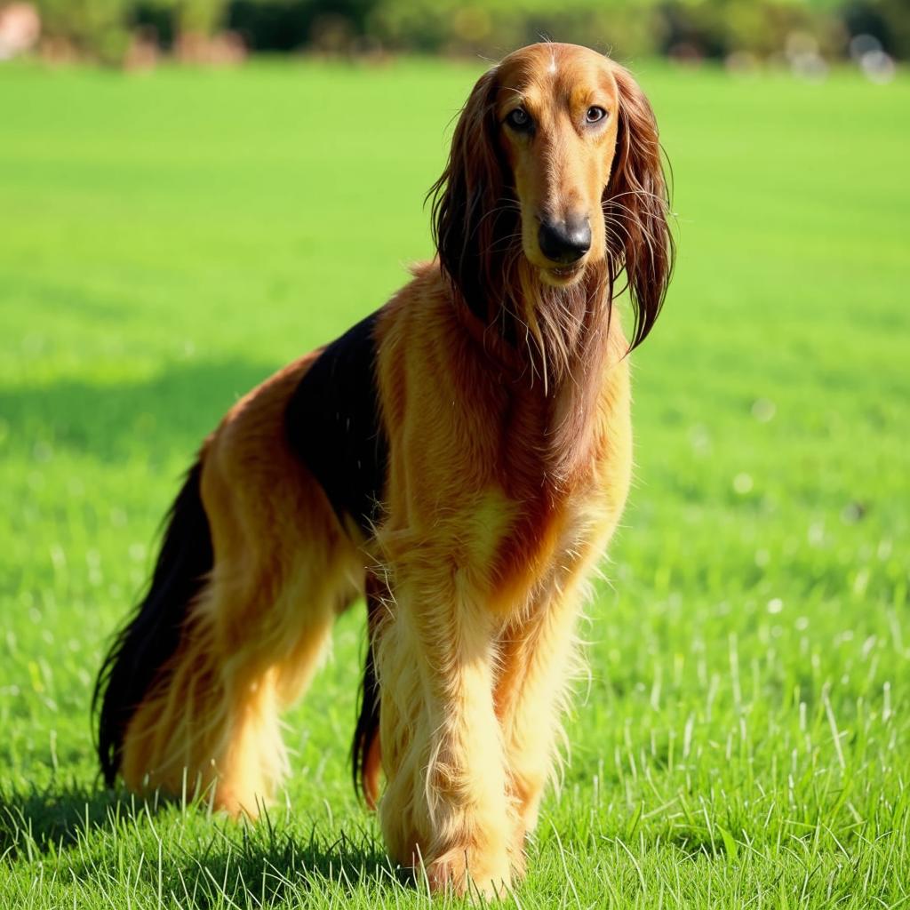 Афганская борзая Уход и содержание