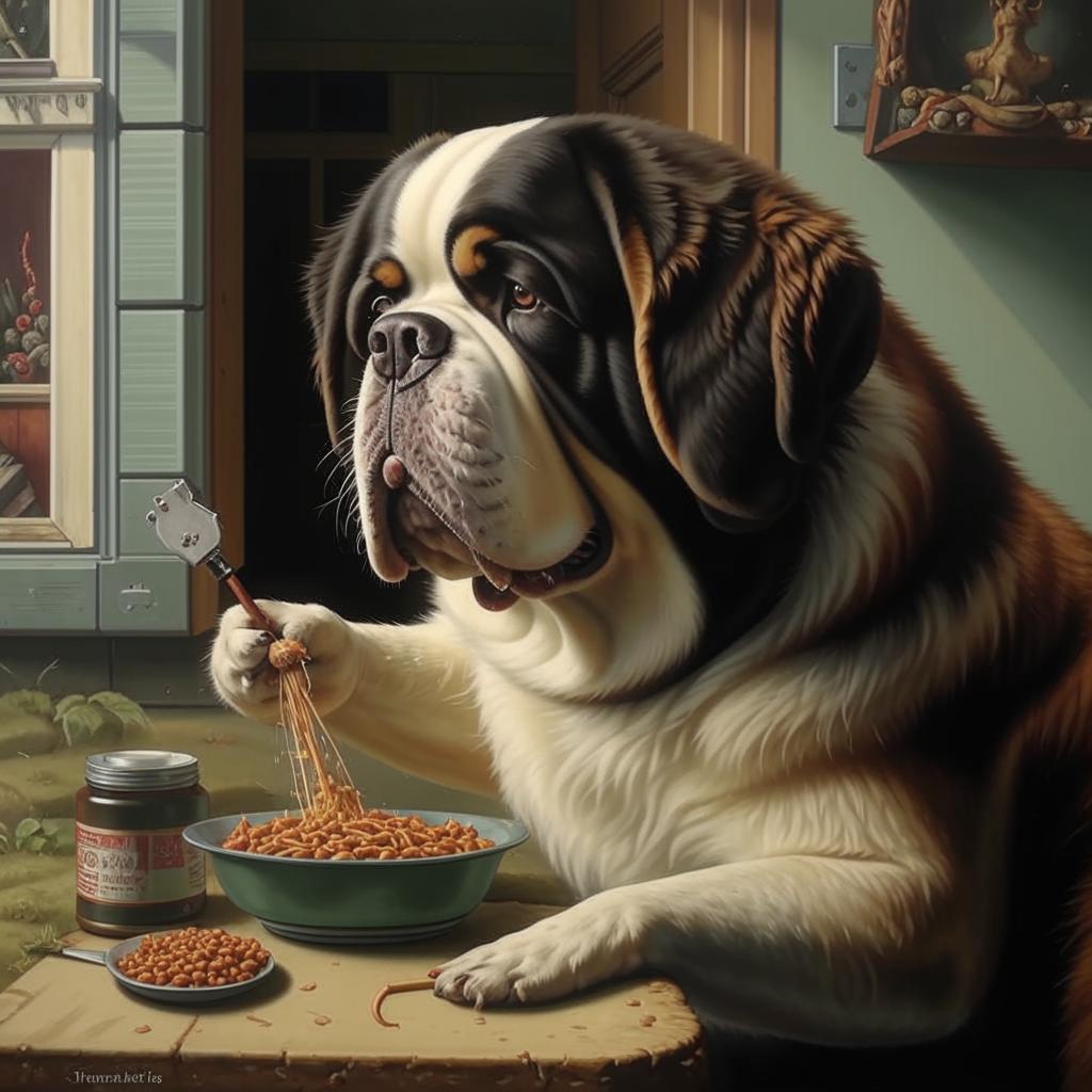 Сенбернар Чем кормить