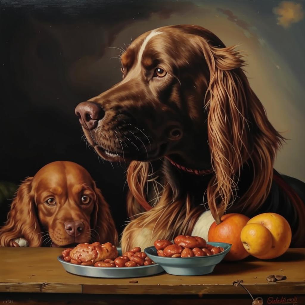 Шотландский сеттер Чем кормить