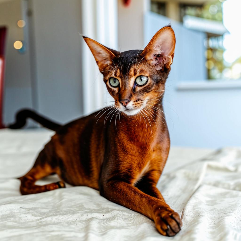 Абиссинская кошка Воспитание и дрессировка