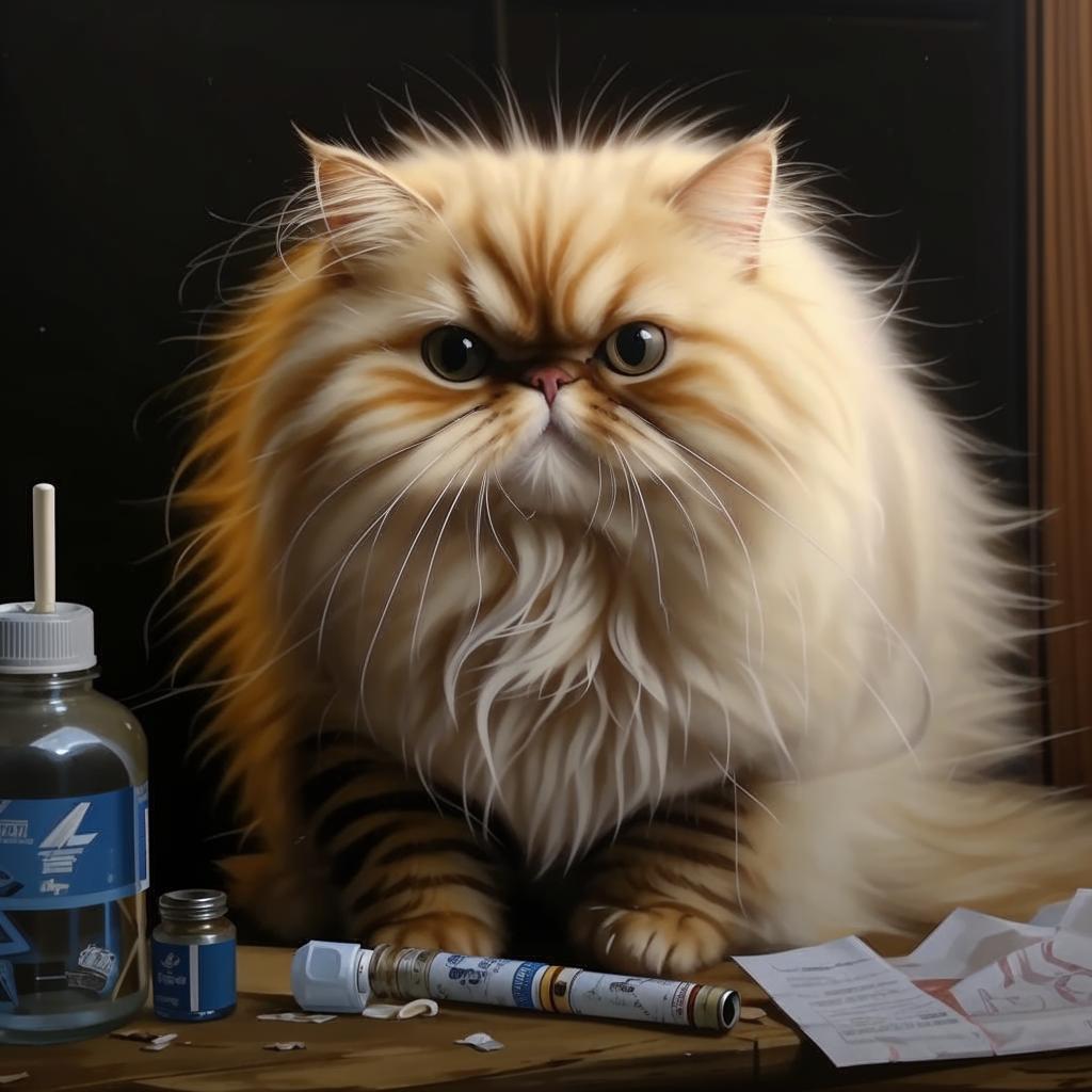 Персидская кошка Куда обращаться если заболела