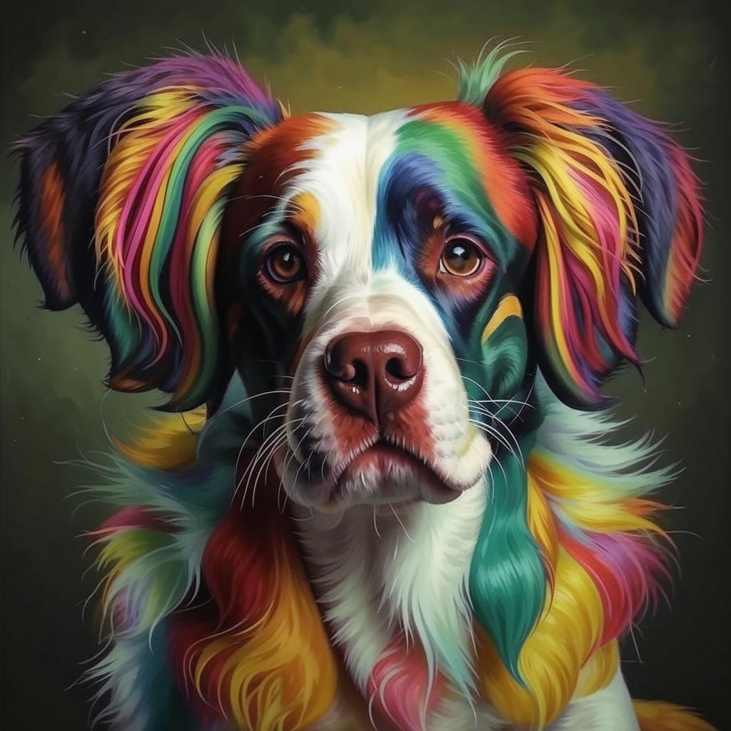 Русская цветная болонка