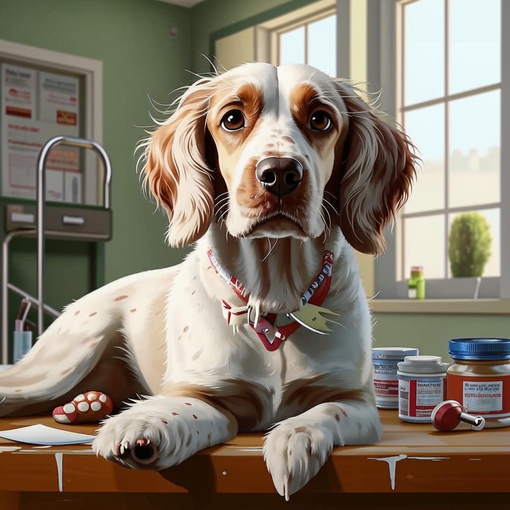 Бретонский эпаньоль Куда обращаться если заболела