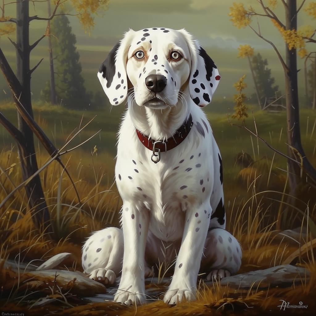 Русская пегая гончая Внешность Русская пегая гончая