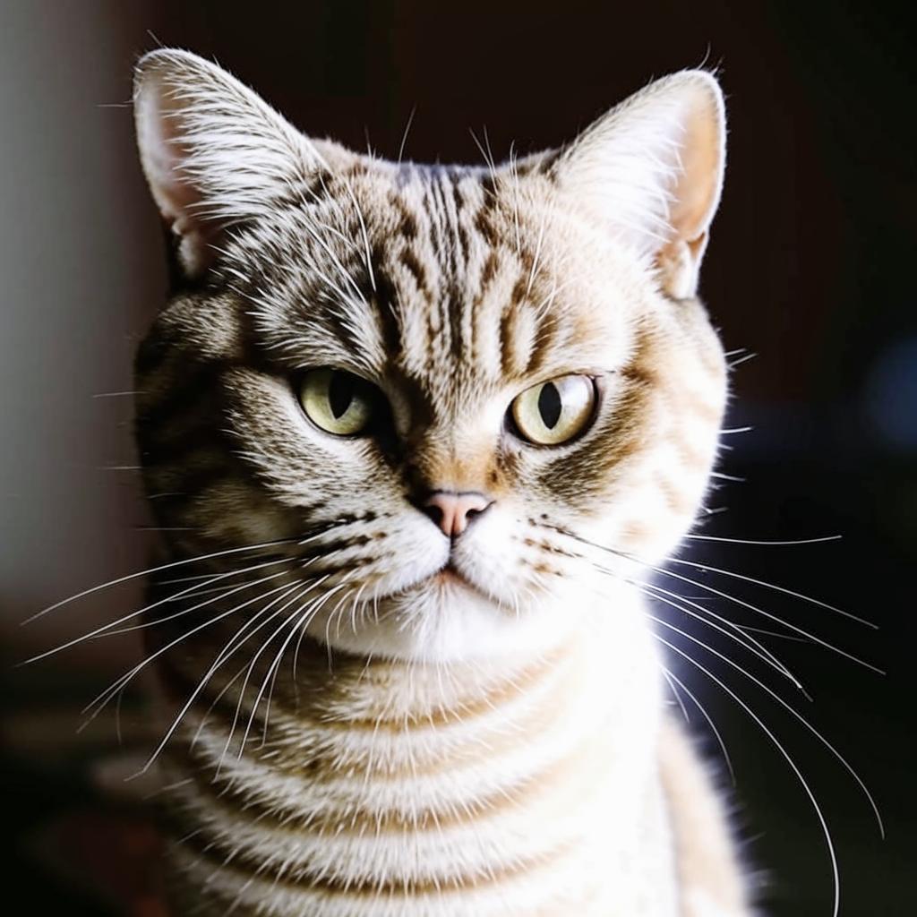 Шотландская прямоухая кошка Внешность Шотландская прямоухая кошка