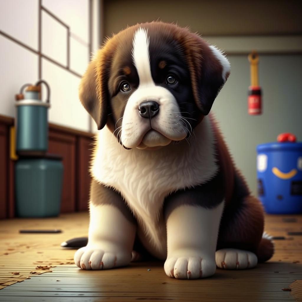 Сенбернар Воспитание и дрессировка