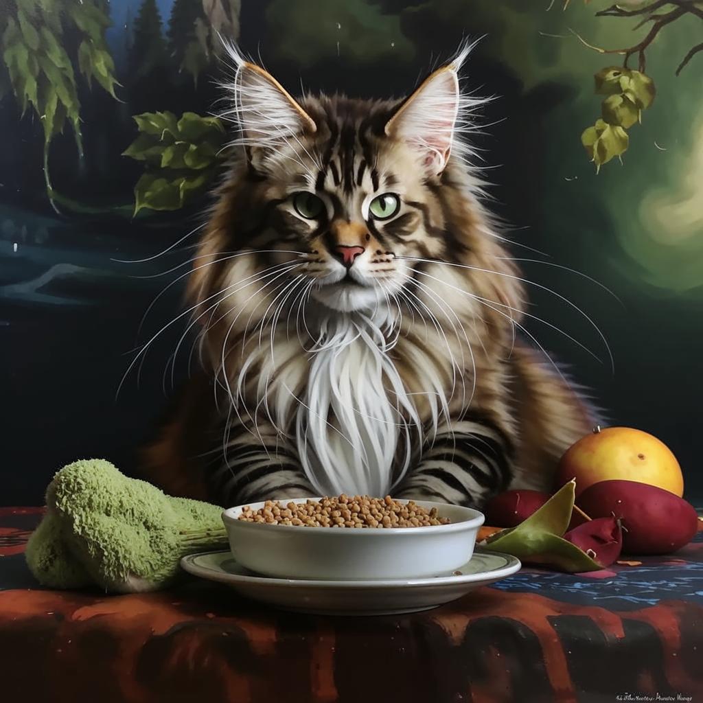 Мейн-кун Чем кормить